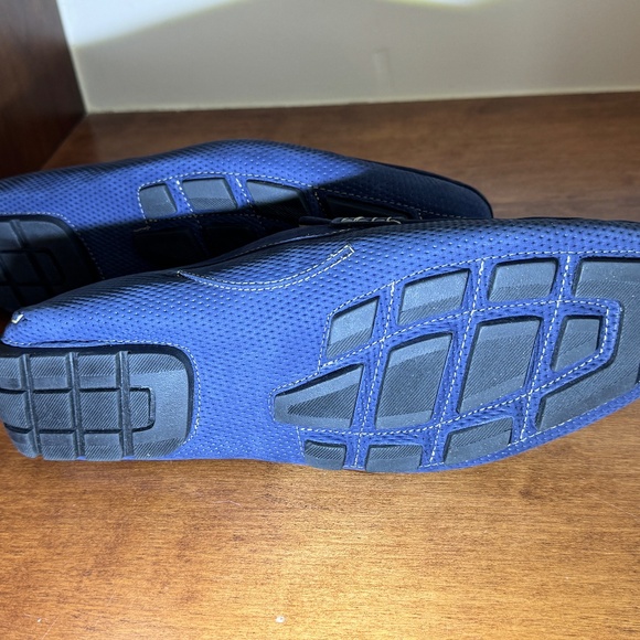 NIB Donal Pliner Donnie Bit Drivers Suede Slip-Ons Size 13, Navy main image 7
